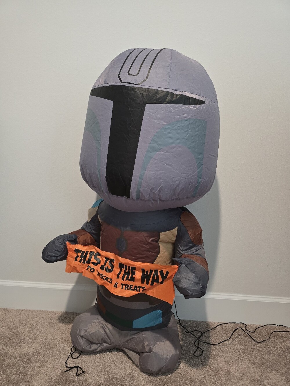 Star Wars Mandalorian Halloween Yard Inflatable